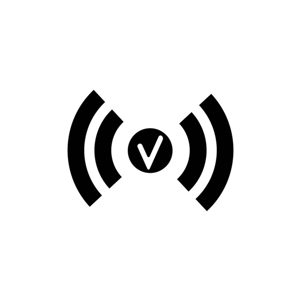 Icono wi-fi. vector icono de Internet - Vector, Imagen