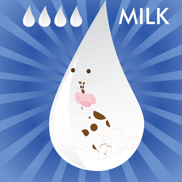 το γάλα - Διάνυσμα, εικόνα