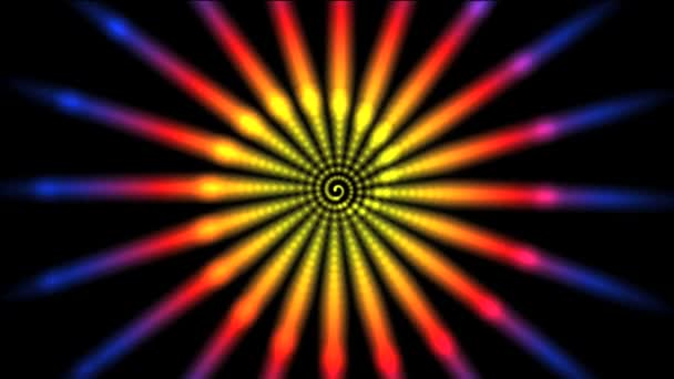 gwiazdy spirala streszczenie wirowa - Materiał filmowy, wideo