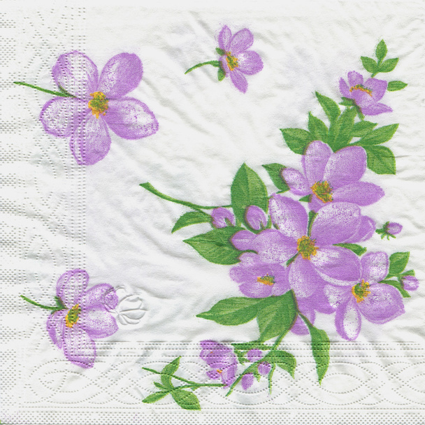 kwiat serwetka - Zdjęcie, obraz