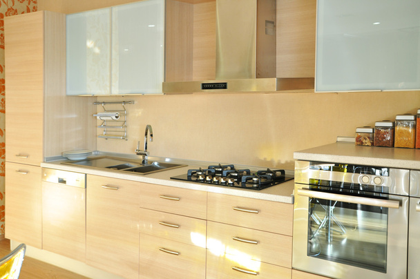 Moderni keittiö
 - Valokuva, kuva