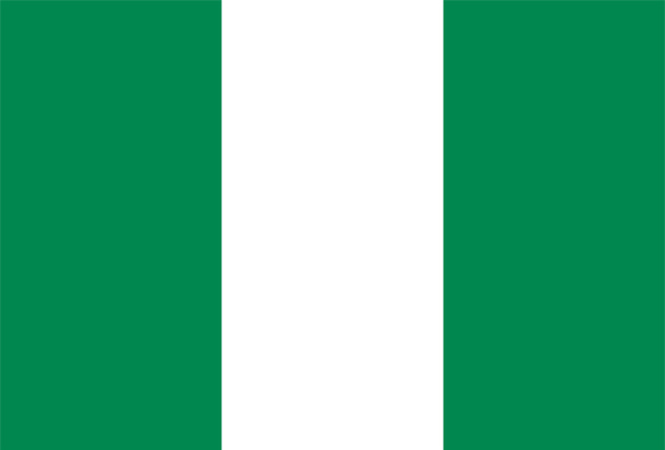 Render of the Nigeria flag. Perfect for printing on T-shirts, posters, wall murals, wall murals, mugs, glasses, sun loungers, banners, roll-ups, exhibition walls and any other  - Photo, Image