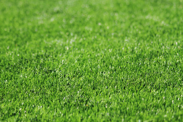 detalle de hierba de fútbol de plástico
  - Foto, Imagen