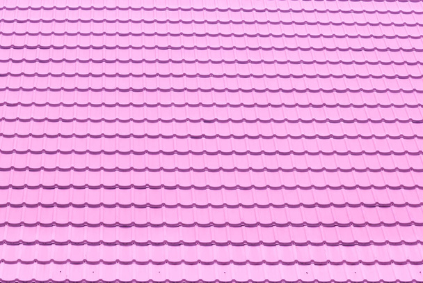 textúra és minta rózsaszín tetőcserép használata a háttérben - Fotó, kép