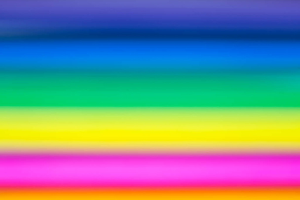 Multicolour of color pencil blur background - Foto, imagen