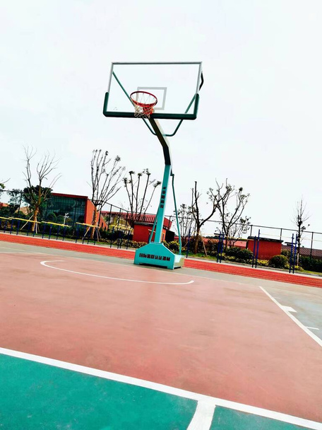 basketball court, sport, sports, recreation, training, outdoor, volleyball, tennis, goal, - Φωτογραφία, εικόνα