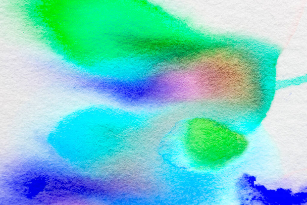 Aesthetic abstract chromatography background in neon color tone - Foto, afbeelding