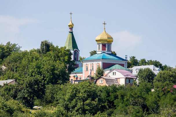 Borisoglebskajan kirkko. Pyhien Boris ja Glib Venäjän ortodoksisen kirkon - Valokuva, kuva