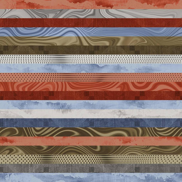 Seamless hip vogue random trendy stripe pattern print - Photo, Image