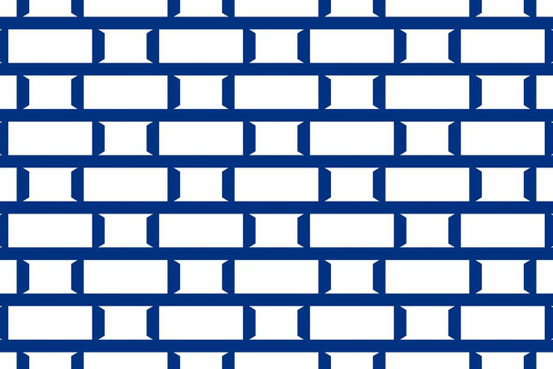 Eenvoudig geometrisch patroon in de kleuren van de nationale vlag van Finland - Foto, afbeelding