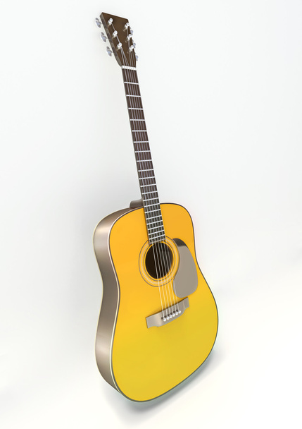 Guitare acoustique 3D
 - Photo, image