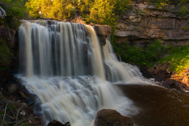 Blackwater Falls, Blackwater Falls Állami Park, Nyugat-Virginia - Fotó, kép