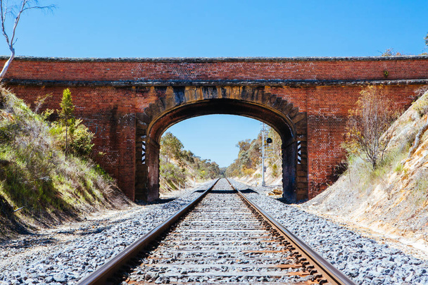 Victorian Railway Line in Australia - Photo, Image