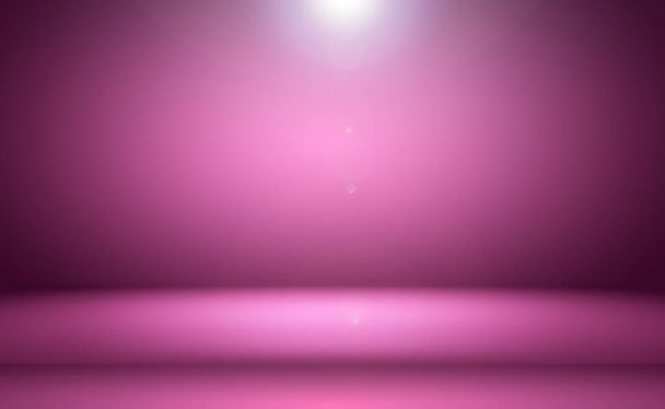 Studio Background Concept - astratto gradiente di luce vuota viola studio stanza sfondo per il prodotto. Sfondo Studio pianura. - Foto, immagini