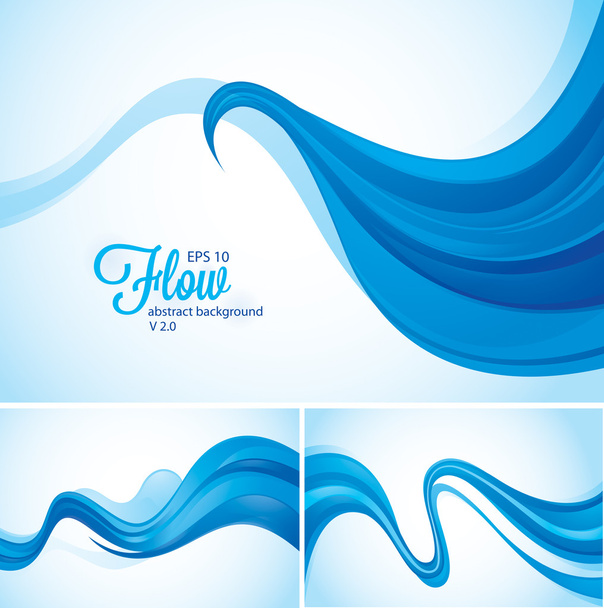 Flow abstract background - Vector, imagen