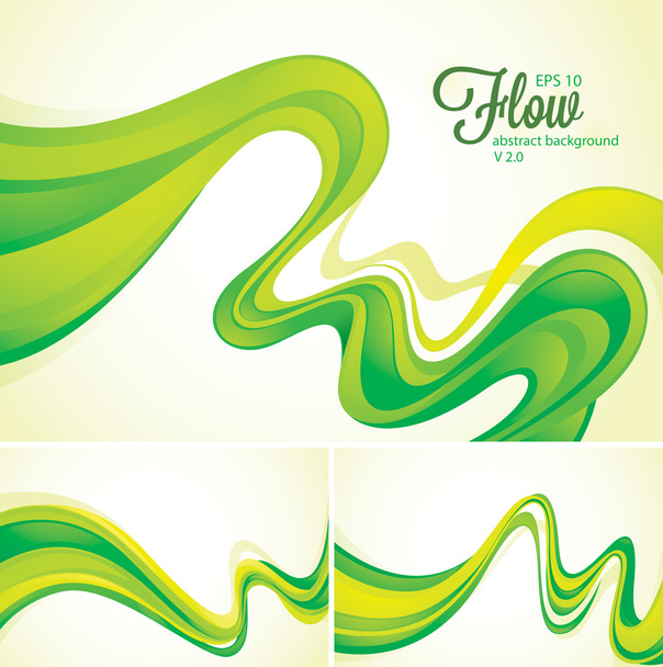 Flow abstract background - Wektor, obraz