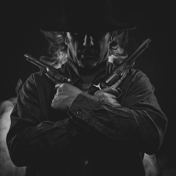 Wild west Gunslinger - Фото, изображение