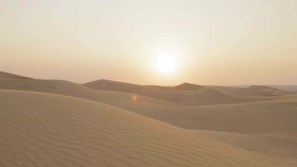 naplemente a sivatagban  - Felvétel, videó