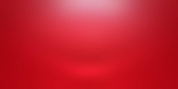 Abstrait luxe doux fond rouge Noël Valentines layout design, studio, chambre, modèle web, rapport d'entreprise avec la couleur de dégradé de cercle lisse. - Photo, image