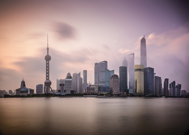 Shanghai-Morgengrauen - Foto, Bild