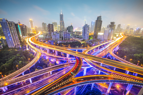 autostrade di Shanghai - Zdjęcie, obraz