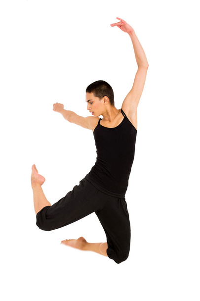 fit dancer jumping - Photo, image
