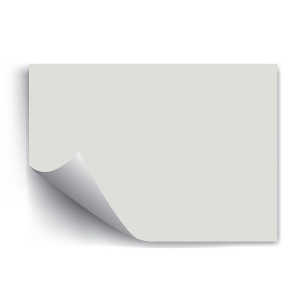 Blanco papier - Vector, afbeelding