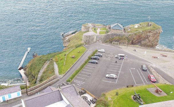 Fort Dunree County Donegal Irlandia na Oceanie Atlantyckim - Zdjęcie, obraz