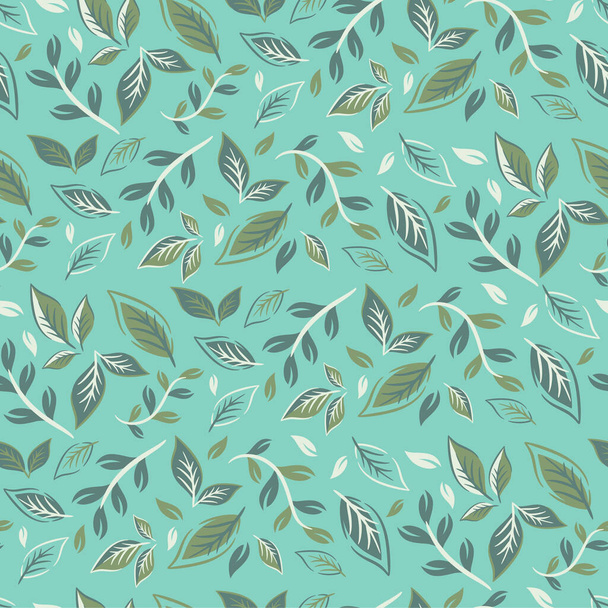 Abstract Floral Seamless Pattern With Hand Drawn, Trendy Hand Drawn Textures - ベクター画像