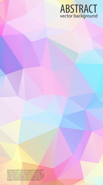 Colorful mosaic banner. - Vector, Image