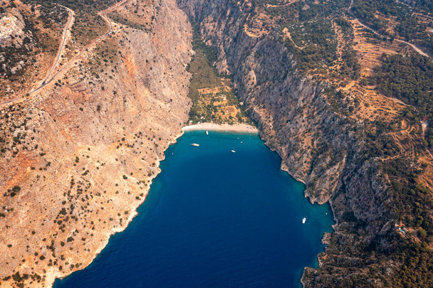 aerial view of butterflies valley in fethiye, turkey - Photo, Image
