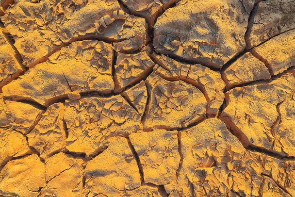 texture desert drought background abstract earth cracked warming global - Фото, изображение