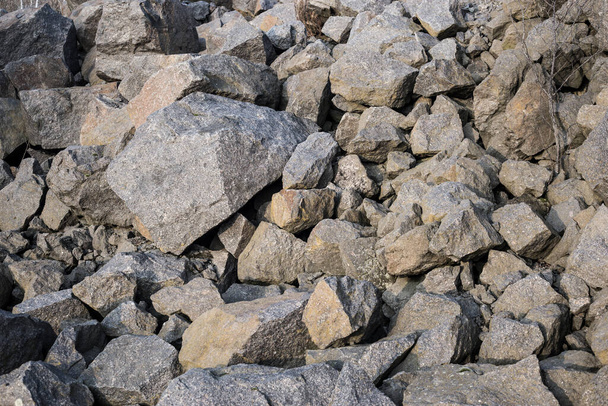 Many large stones close-up. For the background - Photo, Image