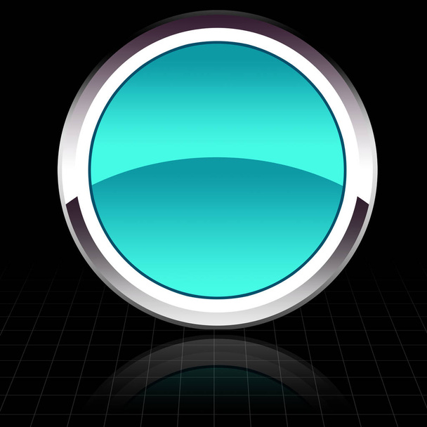 Navigation Button. 3D rendering - Foto, afbeelding