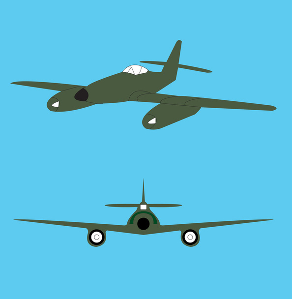 Fighter aviation - Vector, Image