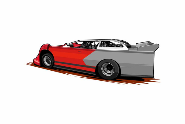 auto sportovní ilustrace vektor jsou ideální pro sítotisk a samolepky - Vektor, obrázek