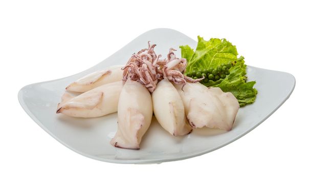 Calamar cocido
 - Foto, imagen