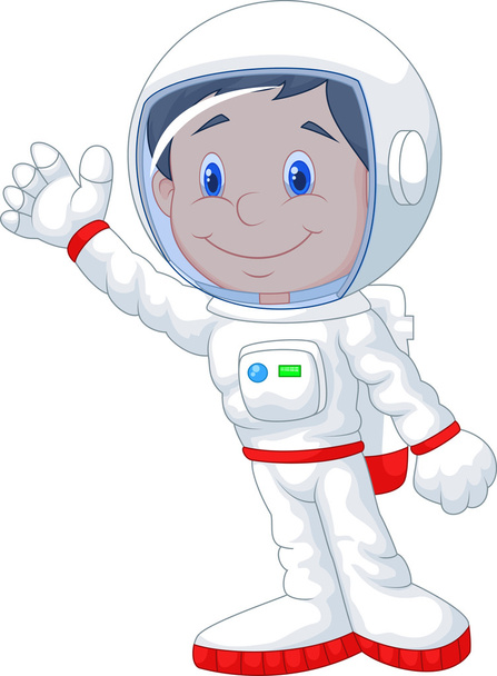 Astronautti Sarjakuva
 - Vektori, kuva