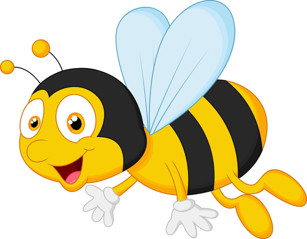 Пчелы летают
 - Вектор,изображение