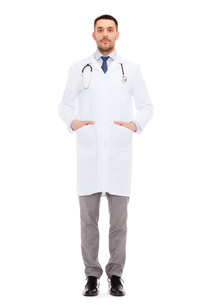 male doctor with stethoscope - Fotó, kép