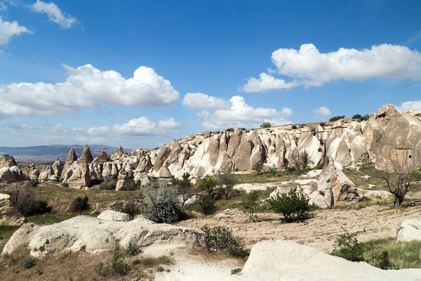 berglandschap, goreme, Cappadocië, Turkije - Foto, afbeelding