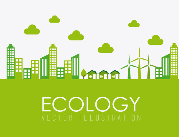 ecologie ontwerp - Vector, afbeelding