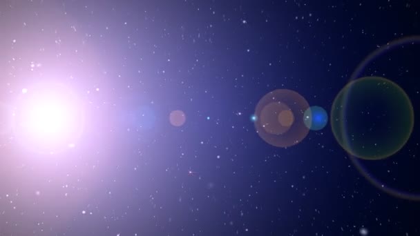 Sunbeam ray az űrben - Felvétel, videó