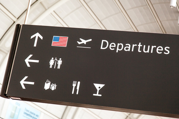 bord op een luchthaven - Foto, afbeelding