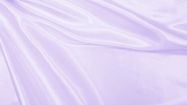 Smooth elegant lilac silk or satin texture can use as wedding background. Luxurious background design - Photo, image