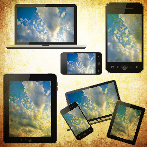 Gadgets con pantallas de colores
 - Foto, Imagen