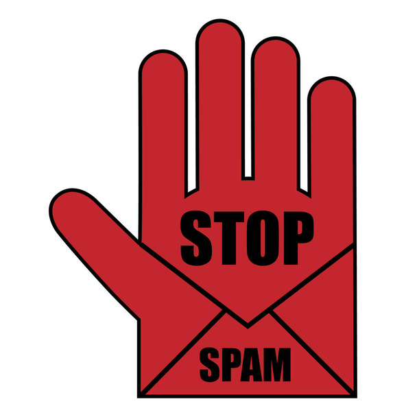Stop no spam sign. raster - Fotografie, Obrázek
