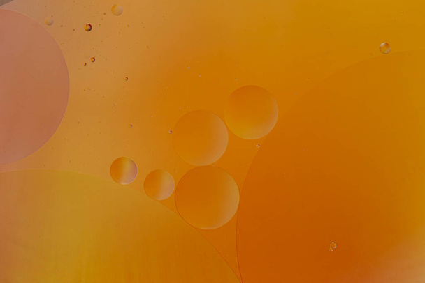 Colorful abstract background with oil droplets - Photo, Image
