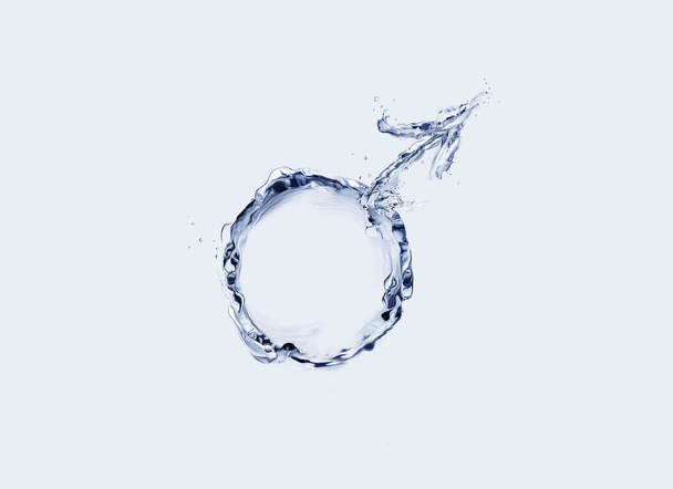 Símbolo de agua masculino
 - Foto, imagen