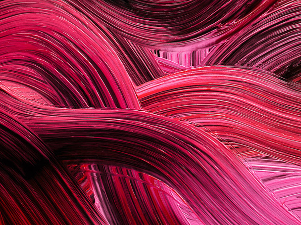 Fundo cosmético brilhante de diferentes cores de batom misturadas - Foto, Imagem